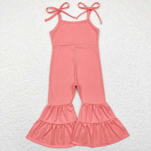 SR0715  pink sleeveless baby romper