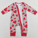 LR0775  Valentine's Day long sleeve baby romper