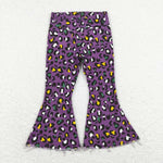 P0313 camo purple long pants jeans