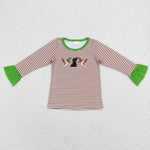 GT0367 dog duck long sleeve baby shirt