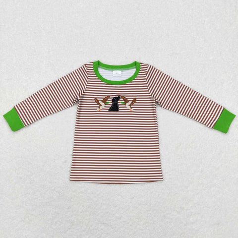 BT0419 duck dog long sleeve shirt boy clothes