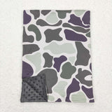 BL0108  camo baby blanket