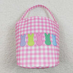 BA0160 Easter pink rabbit bag