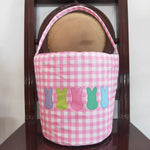 BA0160 Easter pink rabbit bag