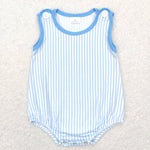 SR0711  blue baby romper