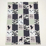 BL0071 deer baby blanket