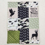 BL0071 deer baby blanket