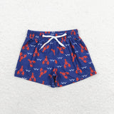 S0270  baby boy trunks crawfish boy summer swim shorts