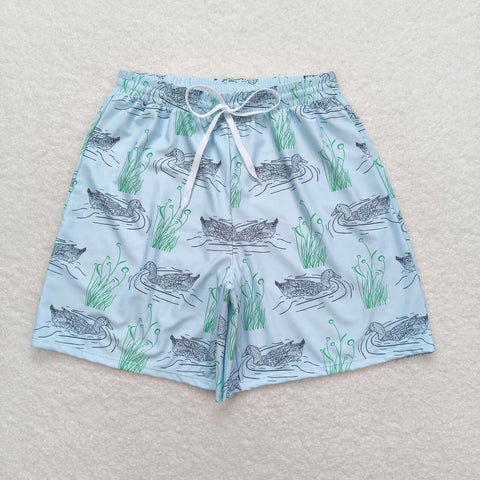 S0359  adult clothes mallard adult men summer swim trunks