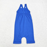 S0452   baby girl clothes blue girl summer beach wear yoga wear