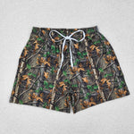 S0472 adult clothes hunting leaves adult men summer swim trunks