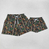 S0472 adult clothes hunting leaves adult men summer swim trunks