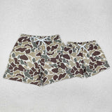 S0474   adult clothes brown camo adult men summer swim trunks