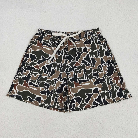S0478 adult clothes  camo adult men summer swim trunks