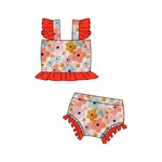 S0497 pre-order baby girl clothes flower girl summer swimsuit beach wear-2025.1.28