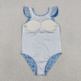 S0515   baby girl clothes flower girl summer swimsuit beach wear