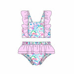 S0521 pre-order baby girl clothes flower girl summer swimsuit beach wear-2025.1.31