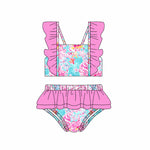 S0522 pre-order baby girl clothes flower girl summer swimsuit beach wear-2025.1.31