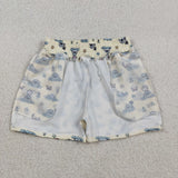 S0584 baby boy clothes gingham  boy summer swim shorts