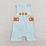 SR0738 baby boy clothes peach embroidery short sleeve boy summer romper