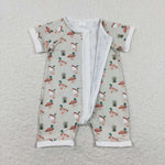 SR0877 baby clothes mallard girl summer romper