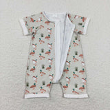 SR0877 baby clothes mallard girl summer romper