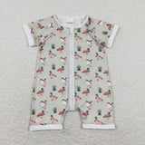 SR0877 baby clothes mallard girl summer romper