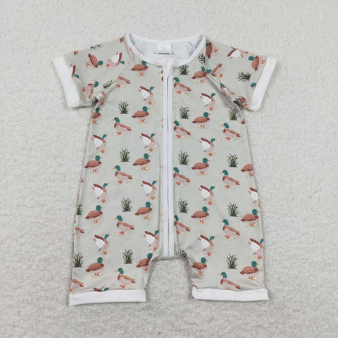 SR0877 baby clothes mallard girl summer romper