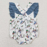 SR0893  baby girl clothes mallard girl summer bubble