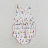 SR1061 baby boy clothes sailboat toddler boy summer bubble