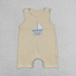 SR1062 baby boy clothes sailboat toddler boy summer romper