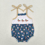 SR1133 baby girl clothes mallard toddler girl summer bubble