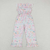 SR1139  baby girl clothes cartoon mouse floral toddler girl summer romper