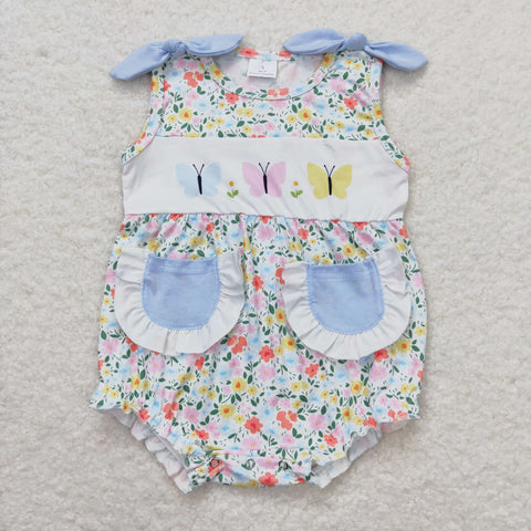 SR1192 baby girl clothes butterfly toddler girl summer bubble