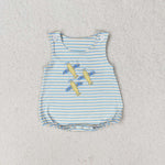 SR1228  baby boy clothes embroidery plane toddler boy summer bubble