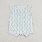 SR1435  baby girl clothes crab toddler girl summer bubble