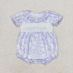 SR1491  baby girl clothes daddy’s girl  toddler girl summer bubble