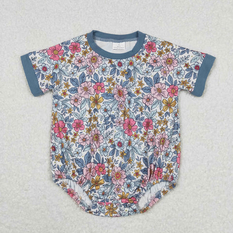 SR1500  baby girl clothes flower toddler girl summer bubble
