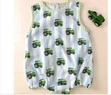 SR1544 pre-order baby girl clothes truck toddler girl summer bubble