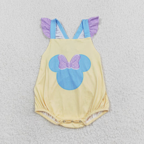 SR1560  baby girl clothes cartoon mouse toddler girl summer bubble