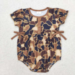 SR1682 baby girl clothes camouflage toddler girl summer bubble