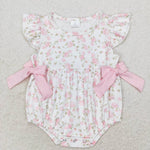 SR1765 baby girl clothes floral toddler girl summer bubble