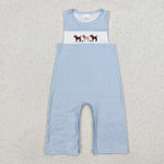 SR1868  baby boy clothes dog toddler boy summer romper