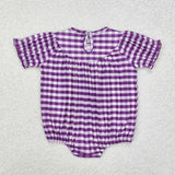 SR2060  baby girl clothes smocked embroidery animal girl mardi gras bubble