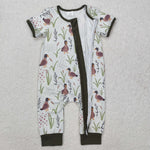 SR2086   baby boy clothes mallard boy summer romper