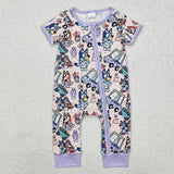 SR2095  baby girl clothes cartoon dog girl fall spring romper