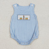 RTS kids summer matching clothes easter bunny embroidery girl spring clothes
