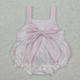 SR2280  baby girl clothes pink girl summer romper