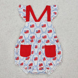RTS girl summer matching clothes falg 4th of July girl summer clothes