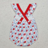 RTS girl summer matching clothes falg 4th of July girl summer clothes